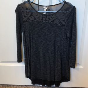 Lace Long Sleeve Blouse
